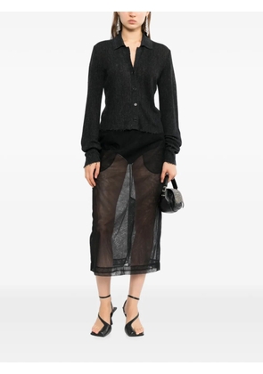 Helmut Lang V-neck button cardigan - Black