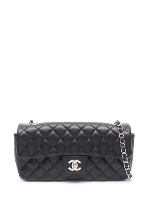CHANEL Pre-Owned 2008-2009 Classic Lambskin East West Single Flap shoulder bag - Black