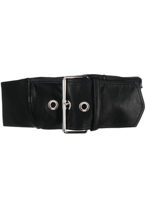 Moschino buckle-fastening bandeau top - Black