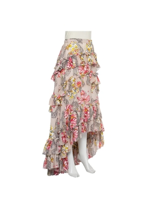 Philosophy Di Lorenzo Serafini floral ruffle skirt - Neutrals