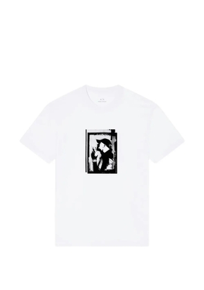 Armani Exchange graphic-print T-shirt - White