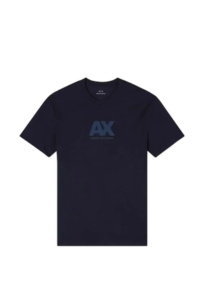 Armani Exchange logo-print cotton T-shirt - Black