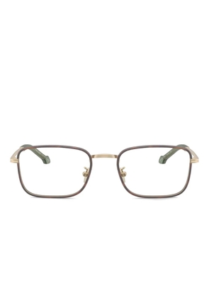 Giorgio Armani square-frame glasses - Gold