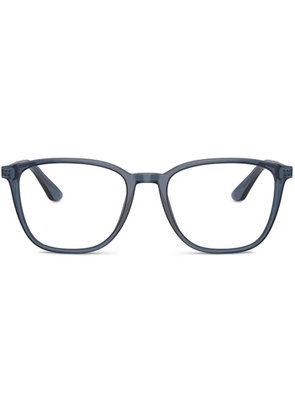 Giorgio Armani square-frame glasses - Blue