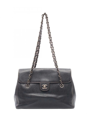 CHANEL Pre-Owned 2002-2003 CC Wild Stitch Caviar tote bag - Black