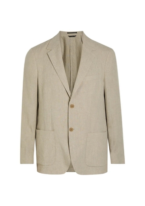 Sunspel notched-lapel blazer - Neutrals
