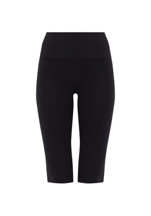 Nike logo-print cropped leggings - Black