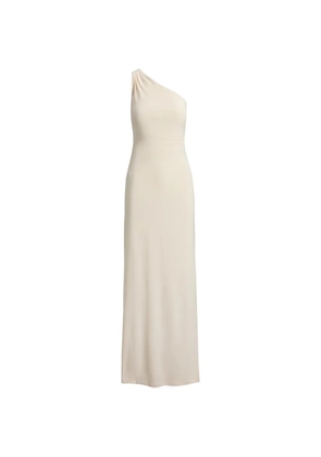 Lauren Ralph Lauren one-shoulder maxi dress - White