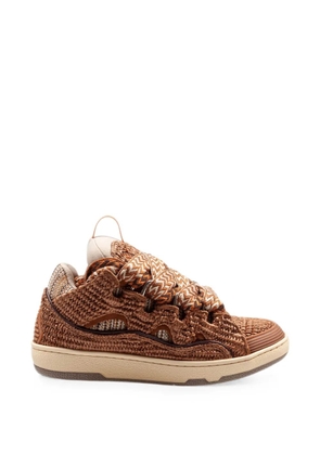 Lanvin Curb lace-up sneakers - Brown