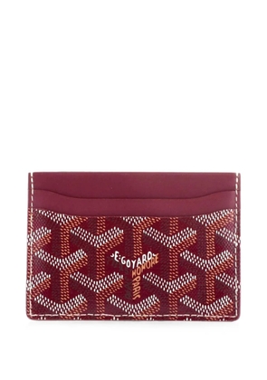 Goyard Pre-Owned Saint Sulpice Coated Canvas card holder - Red