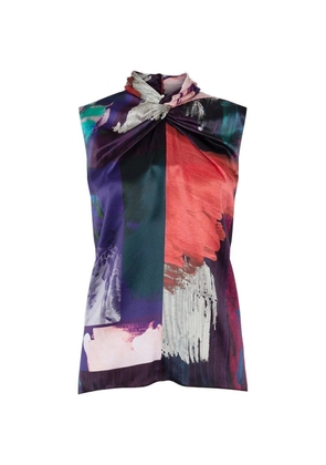 Roksanda Ava pictorial-print blouse - Blue