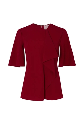 Roksanda Naiara ruffled crepe top - Red
