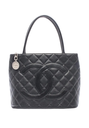 CHANEL Pre-Owned 1997-1999 Caviar Medallion tote bag - Black