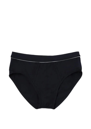 Zegna piped-trim briefs - Blue