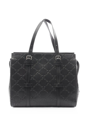 Gucci Pre-Owned 2010s GG-embossed tote bag - Black