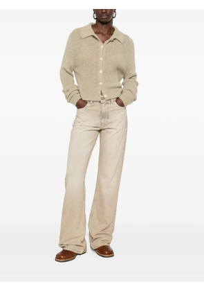 OUR LEGACY Mazzy polo-collar cardigan - Green