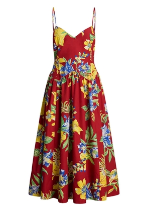 Polo Ralph Lauren Tropical-print dress - Red