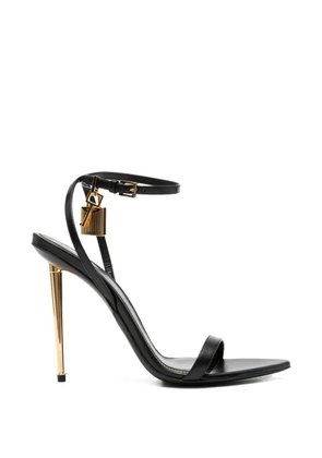 TOM FORD padlock-detail sandals - Black