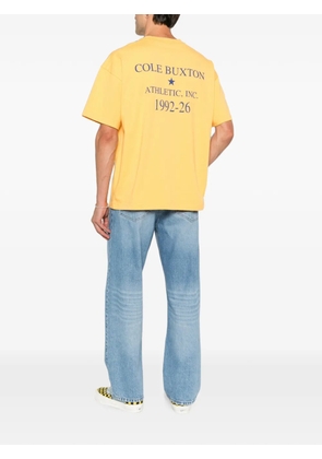 COLE BUXTON Athletic Inc T-shirt - Yellow