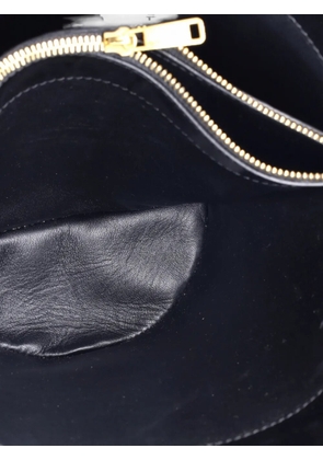 Celine Pre-Owned Triomphe Shiny Calfskin bucket bag - Black