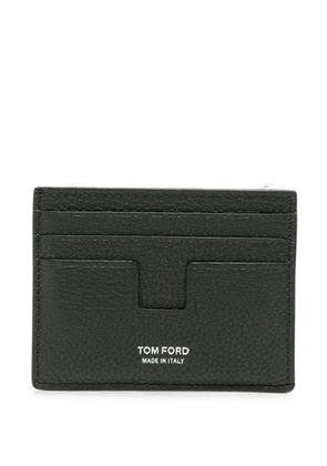TOM FORD T-line grained cardholder - Green