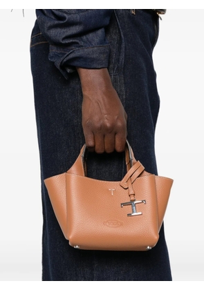 Tod's micro T Timeless tote bag - Brown