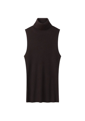 Stylein ribbed roll-neck sweater - Brown