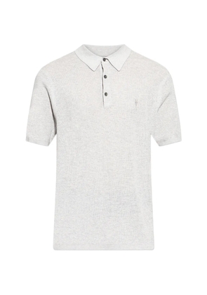 AllSaints Aubrey short-sleeve polo shirt - Grey