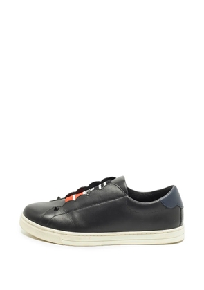 Fendi Pre-Owned Rockoclick scalloped slip-on sneakers - Black