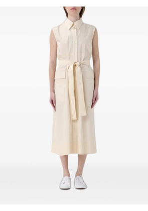 Colmar belted sleeveless dress - Neutrals