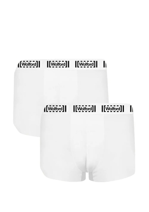 Wolford Pure logo-waistband boxer briefs - White