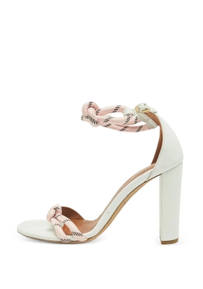 Malone Souliers Fenn rope-tie ankle-strap sandals - White