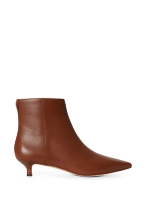 Lauren Ralph Lauren Francesca pointed-toe ankle boots - Brown