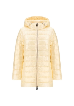 Herno A-shape quilted coat - Yellow