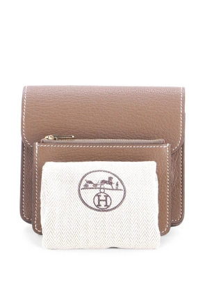 Hermès Pre-Owned Roulis Slim Wallet Chevre Mysore small wallets - Grey