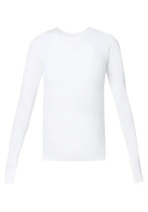 Sweaty Betty Athlete seamless ribbed-knit long-sleeve top - White