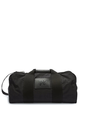 Palm Angels logo-patch holdall bag - Black