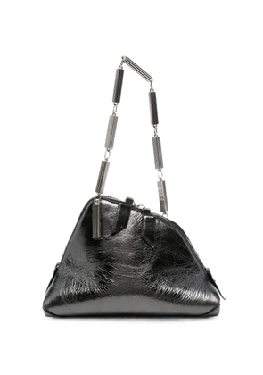 The Attico La Scala metallic-effect chain-link tote bag - Grey