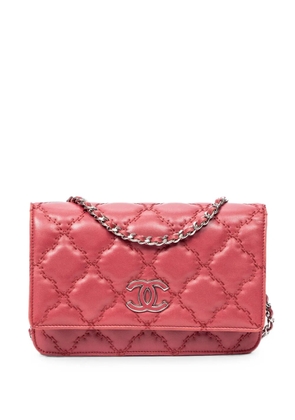 CHANEL Pre-Owned Double Stitch Hampton shoulder bag - Red