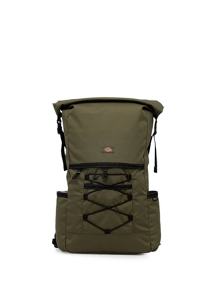 DICKIES roll-top logo-patch backpack - Green