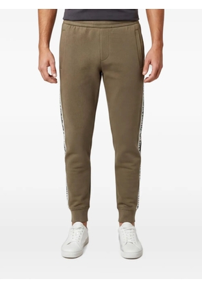 Emporio Armani Pre-Owned logo-striped track pants - Neutrals