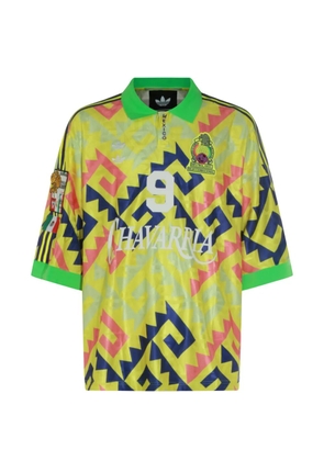 adidas Willy Chavarria graphic-print polo shirt - Yellow