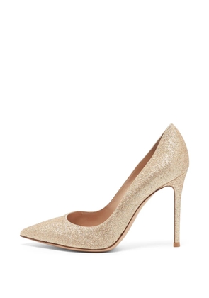 Gianvito Rossi Gianvito glitter pumps - Gold