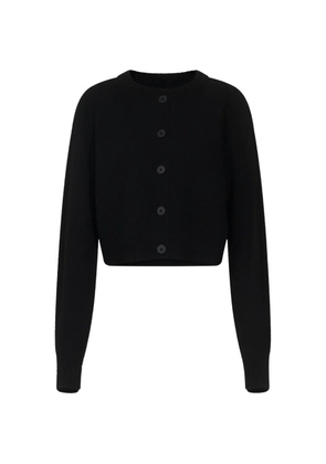 LouLou de Saison Heike raglan-shoulder cropped cardigan - Black