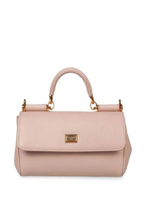 Dolce & Gabbana mini My Sicily leather tote bag - Pink