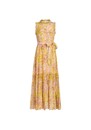 Marie Oliver Alice floral-print maxi dress - Pink
