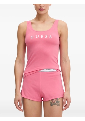 GUESS USA Carrie logo-print pajamas - Pink