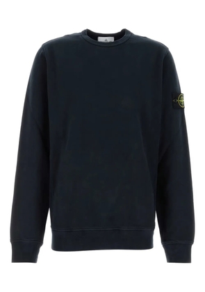 Stone Island Compass-motif cotton sweatshirt - Blue