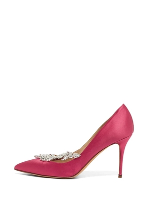 Manolo Blahnik Nadira crystal-embellished pumps - Pink