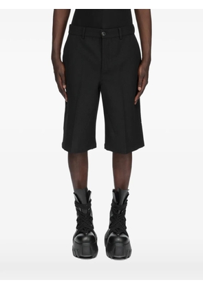 Rick Owens work tailored shorts - Black